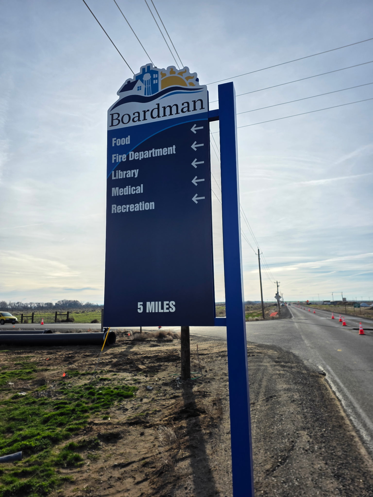 New Wayfinding Signs | Boardman OR